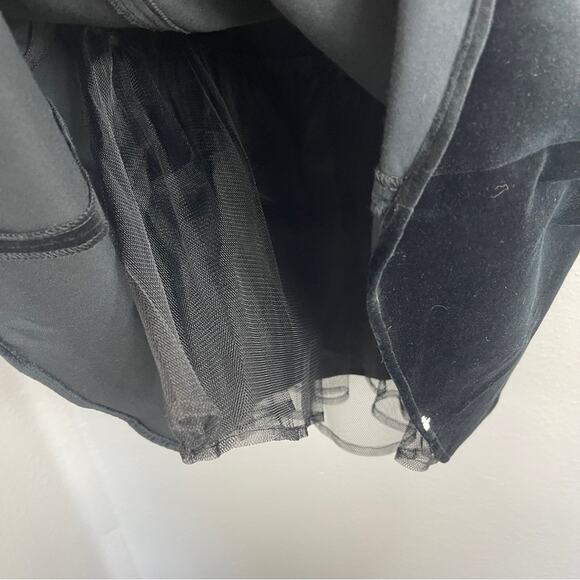 The Kooples Velvet Short Black Dress - Picture 11 of 16